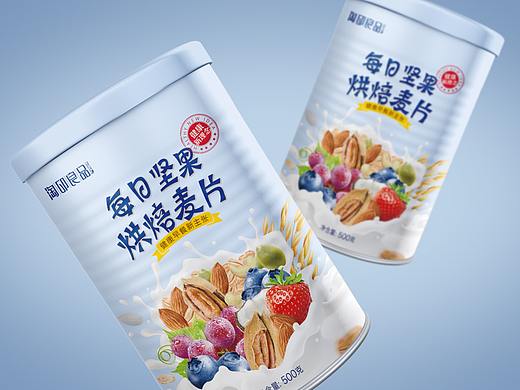 烘焙麦片包装设计