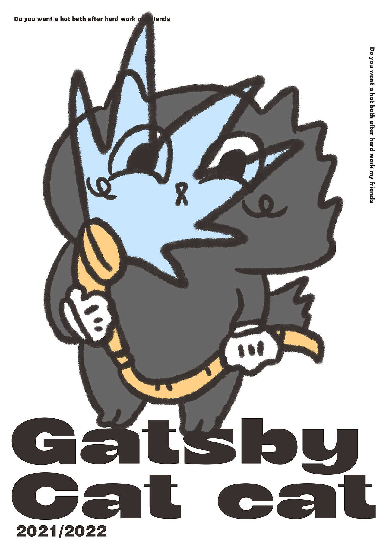 2022新年/虎年IP设计-盖茨比猫Gatsby Cat（图ZMjc4NjExMTcy） - IP形象 - 站酷设计师一只奶原创素材 - 站酷ZCOOL