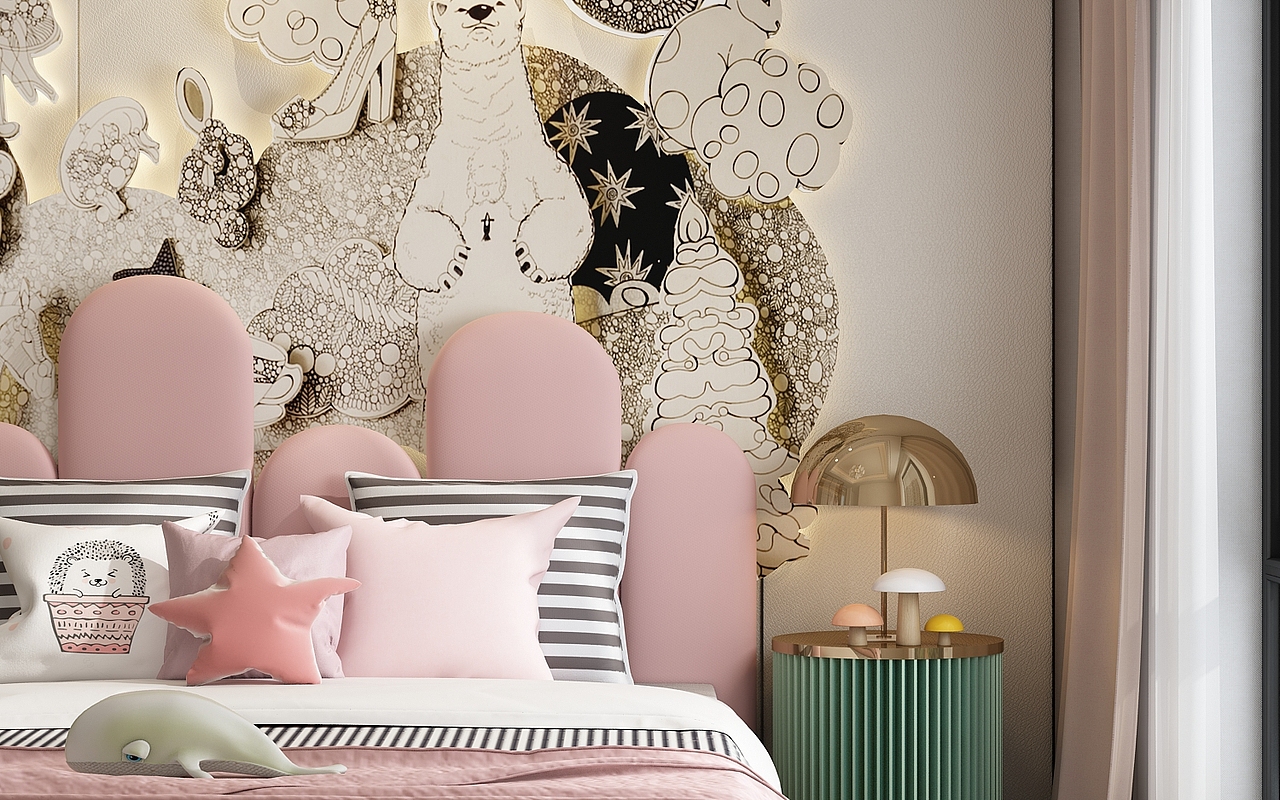 儿童房（图ZMTgzMTA3NjE2） - 家装设计 - 站酷设计师一名Nice的设计师原创素材 - 站酷ZCOOL