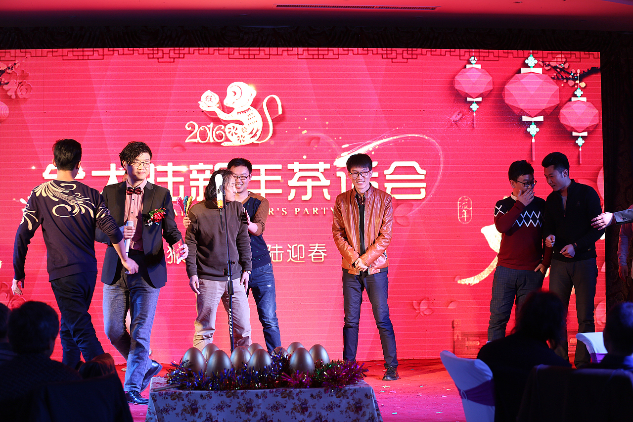 年会舞台背景设计 (附psd（图ZNDI5NDE4MDQ=） - 海报 - 站酷设计师钟离凝_原创素材 - 站酷ZCOOL