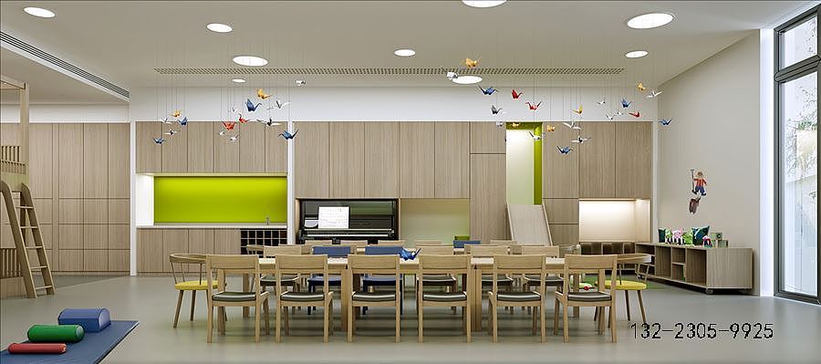 郑州幼儿园装修公司_优尼伯恩幼儿园装修设计效果图