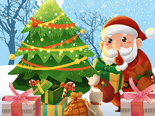 品牌双旦线上页面展示