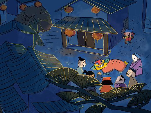 踏灯记（个人主页-ZNjM3Nzk2NjA=） - 动画片 - 站酷设计师刘可乐biu原创素材 - 站酷ZCOOL