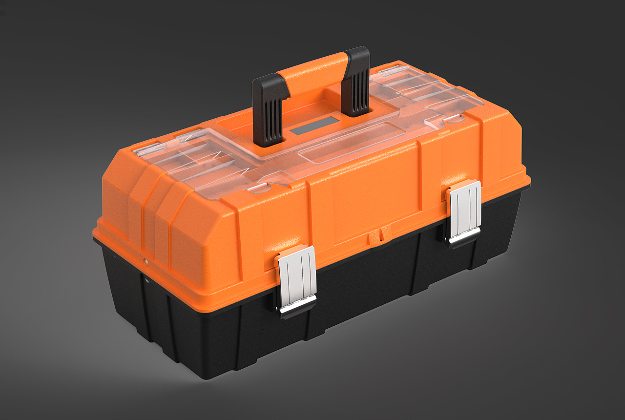 三层工具箱建模|三维|其他三维|亮朵电商设计 - 原创作品 - 站酷