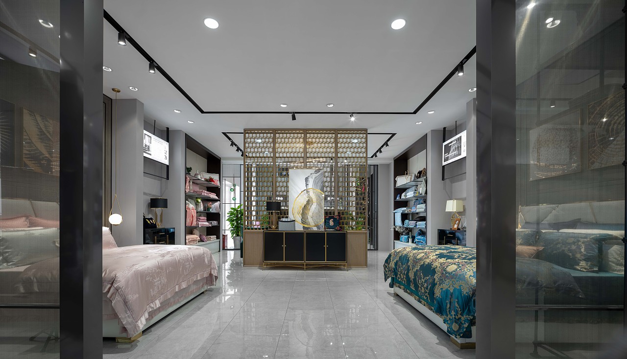 宝缦家纺展厅观堂映像空间摄影