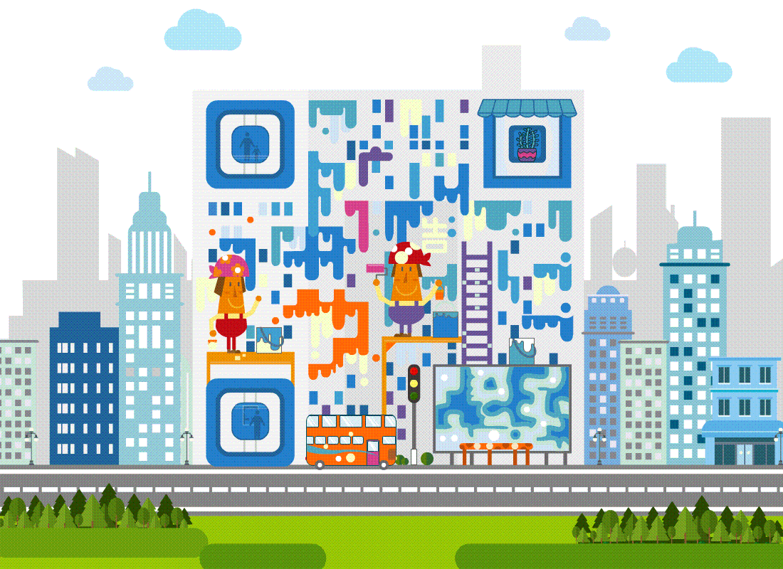 第九工场艺术二维码第七期学员动态作品展示（图ZNTkzNTk1NjA=） - 艺术插画 - 站酷设计师第九工场二维码原创素材 - 站酷ZCOOL