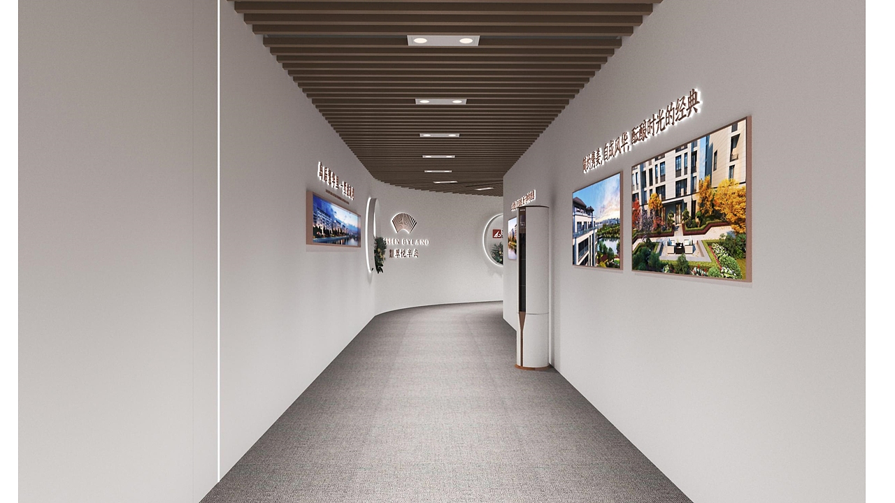 看房通道-赞成翠悦半岛（图ZMjU3MDAwMTE2） - 其他空间 - 站酷设计师地上的云原创素材 - 站酷ZCOOL