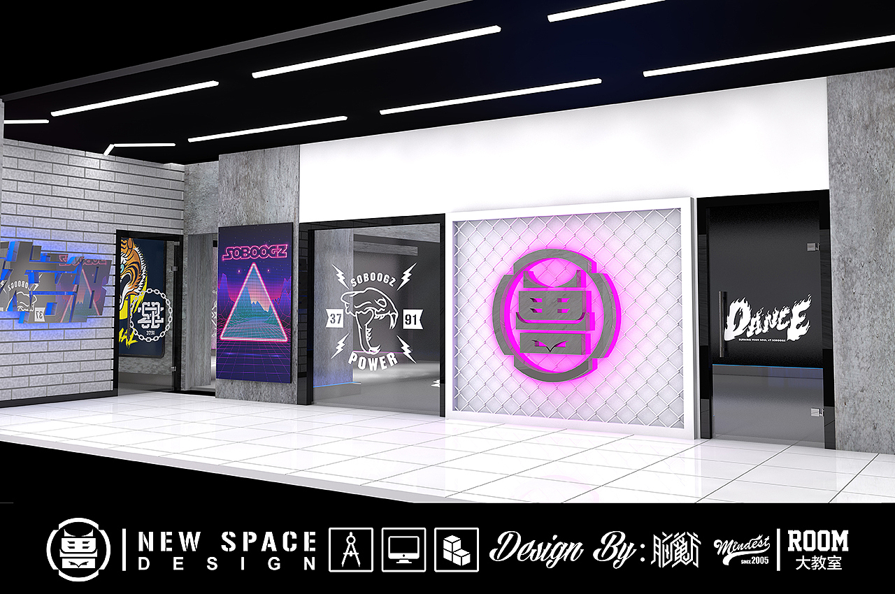 兽部潮流文化中心（图ZMTE2ODAwMzAw） - 家装设计 - 站酷设计师万鱼鱼原创素材 - 站酷ZCOOL