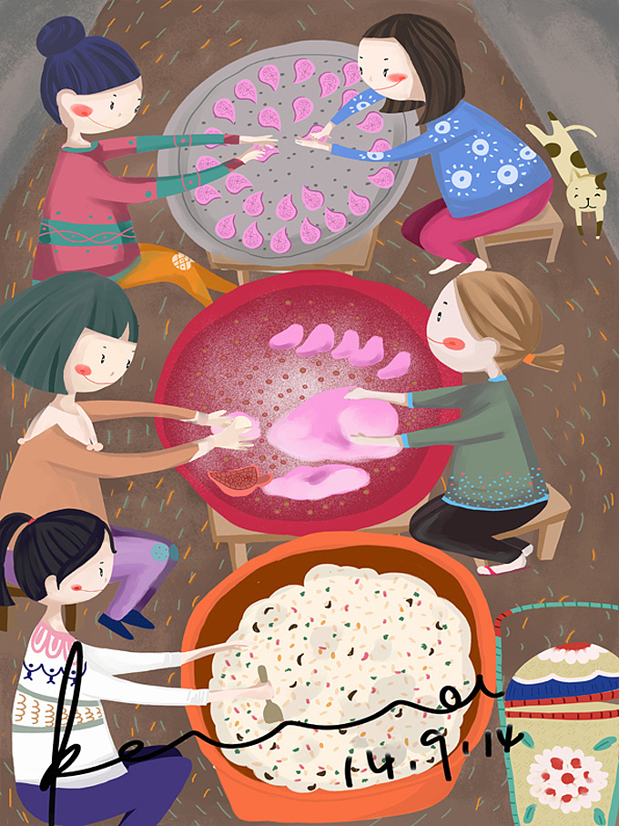 瓦是潮汕人|插画|商业插画|beatrice_七七 - 原创作品 - 站酷 (zcool)