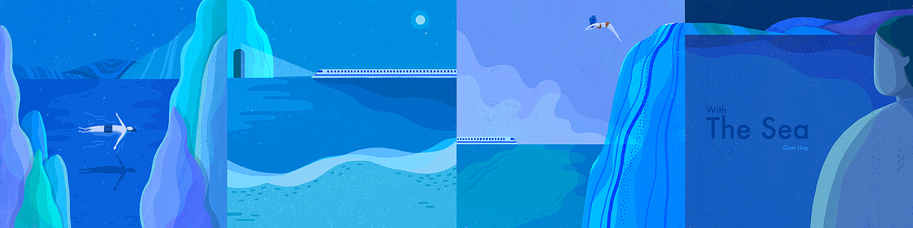 大海 The Sea（图ZMTY0NDc1MTcy） - 创作习作 - 站酷设计师_HelloLynn_原创素材 - 站酷ZCOOL