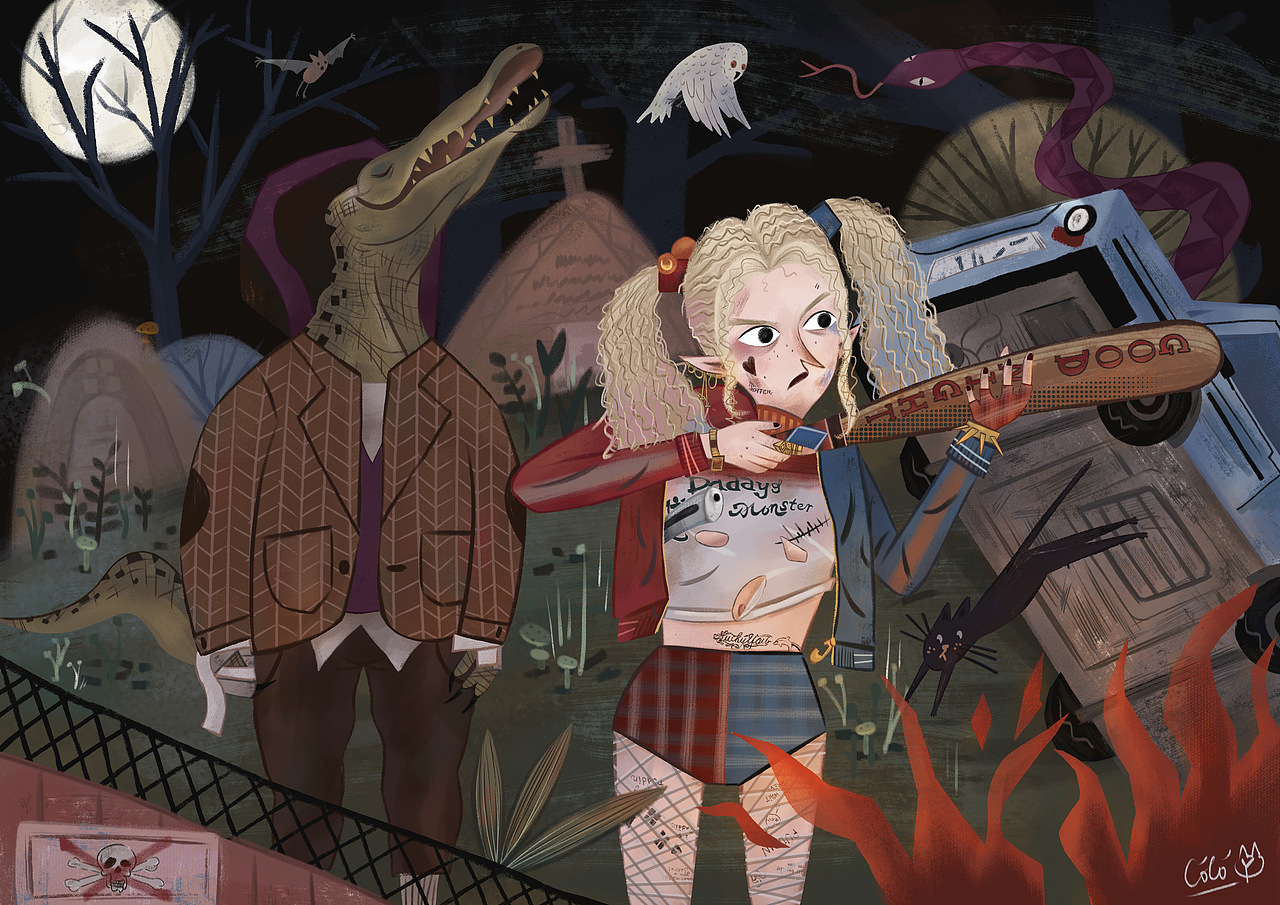 黑夜来临,这里是小丑女的主场