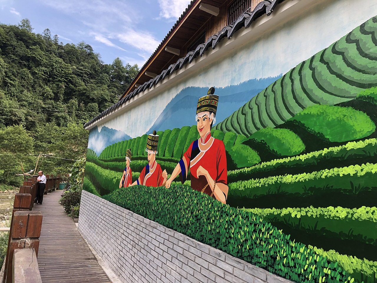 乡村墙绘（图ZMjY3ODY2NzY4） - 绘画 - 站酷设计师Ivan一萬原创素材 - 站酷ZCOOL