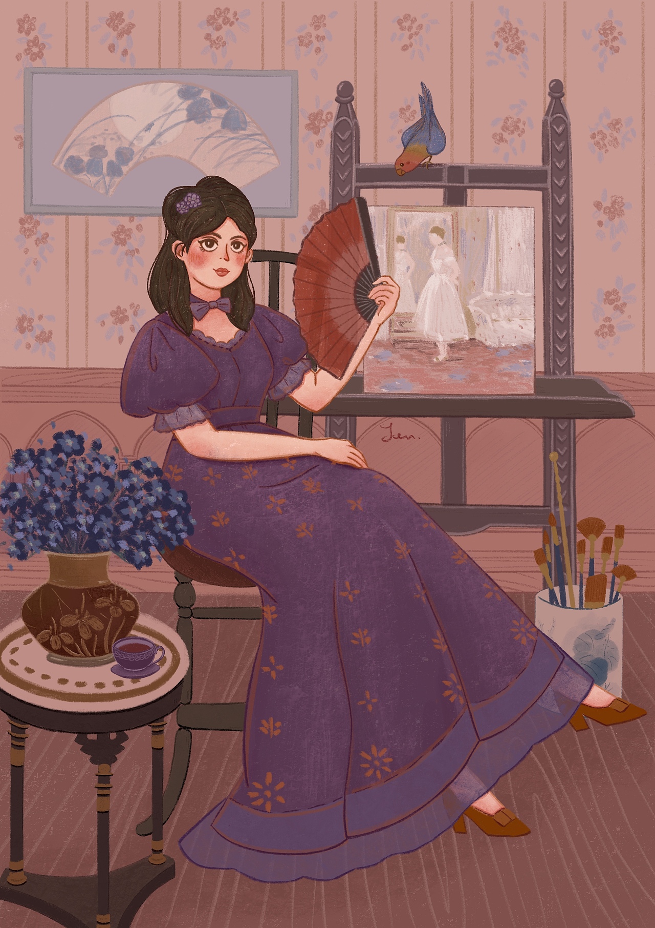 印象派画家莫里索