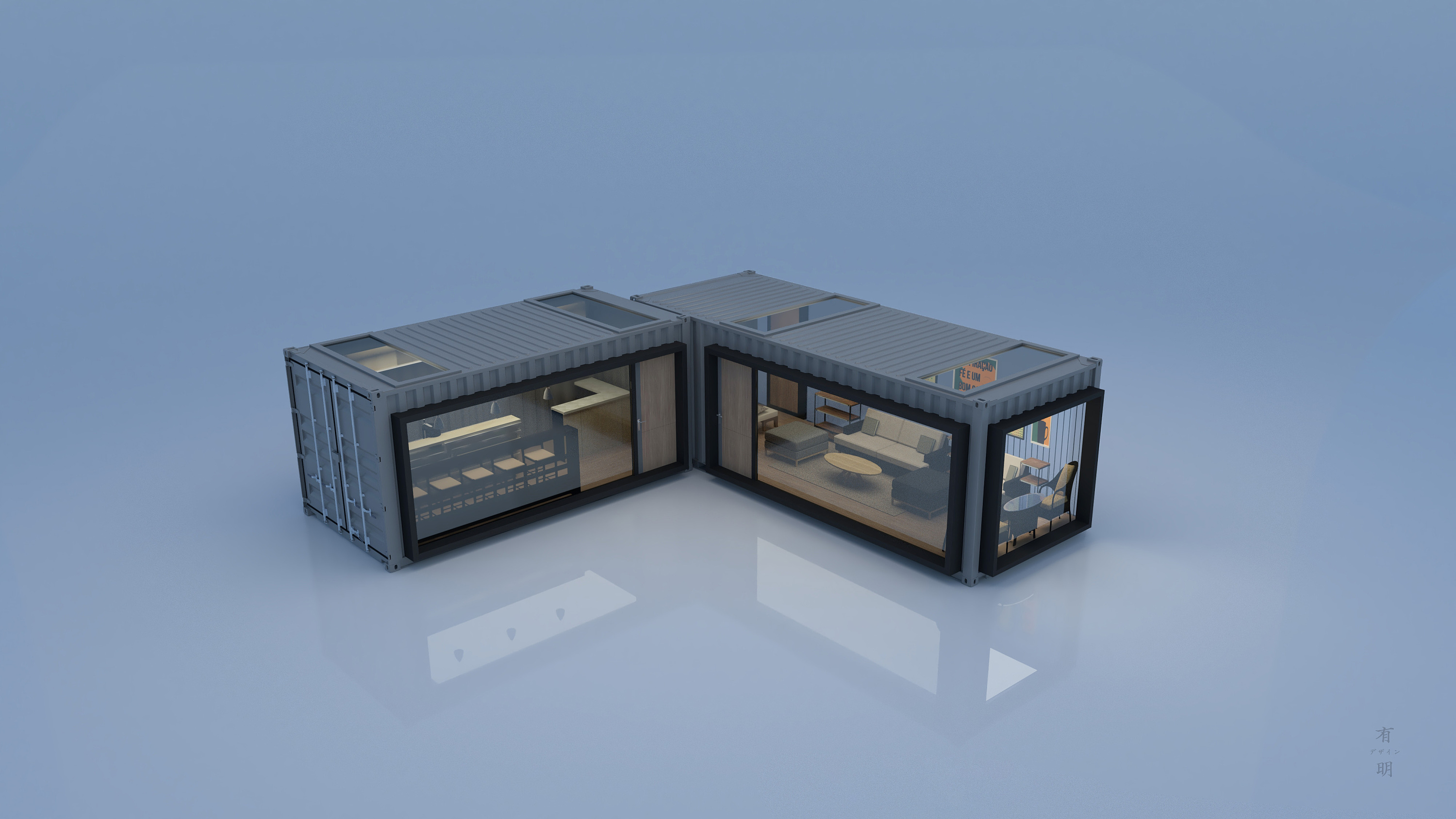 简易集装箱空间设计