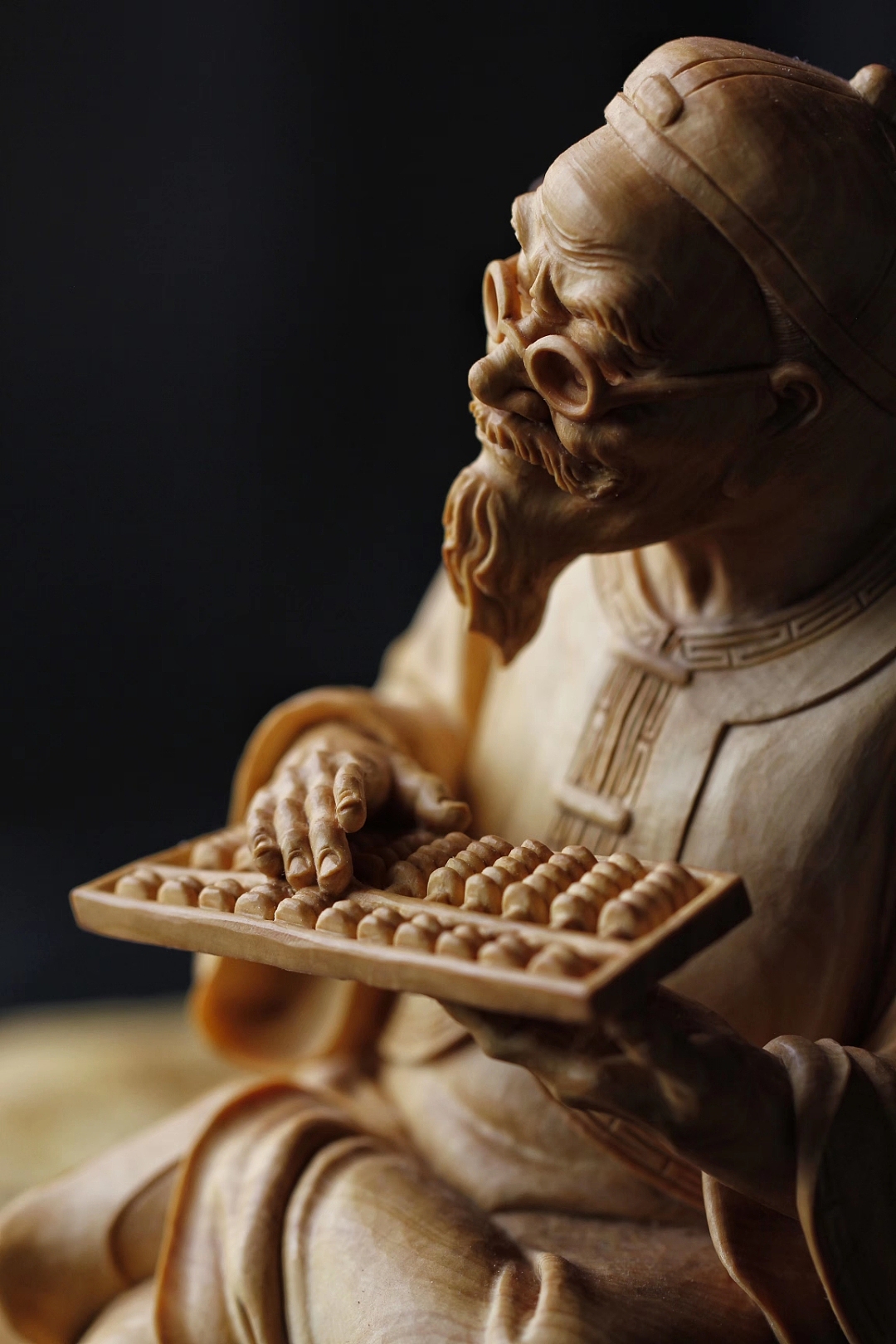 手工雕刻财主 大地主