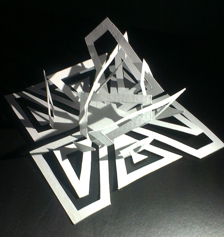 立体构成--剪纸