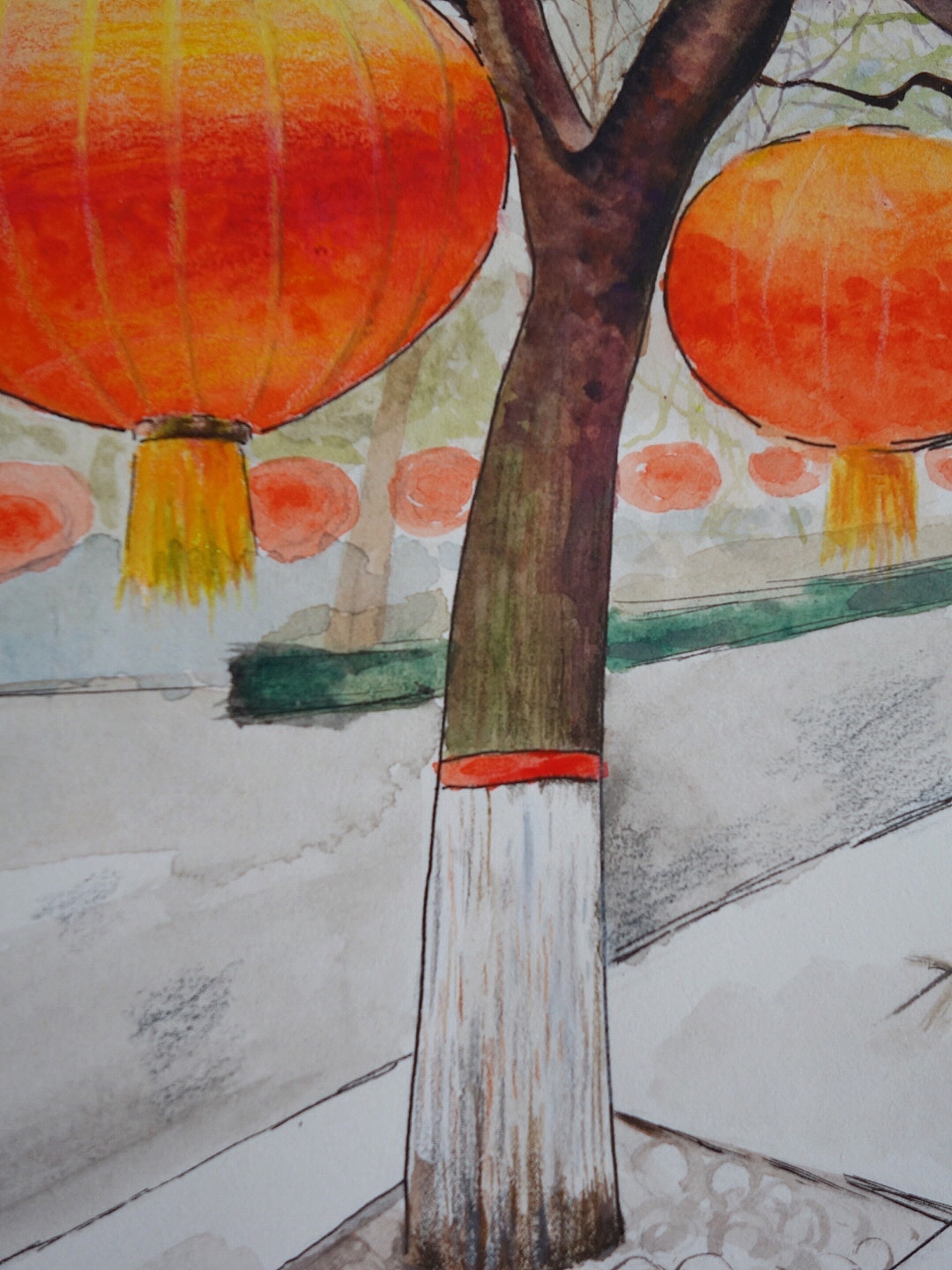 《家门口》（图ZMTczMjAwNzQ4） - 创作习作 - 站酷设计师白玛拉姆原创素材 - 站酷ZCOOL