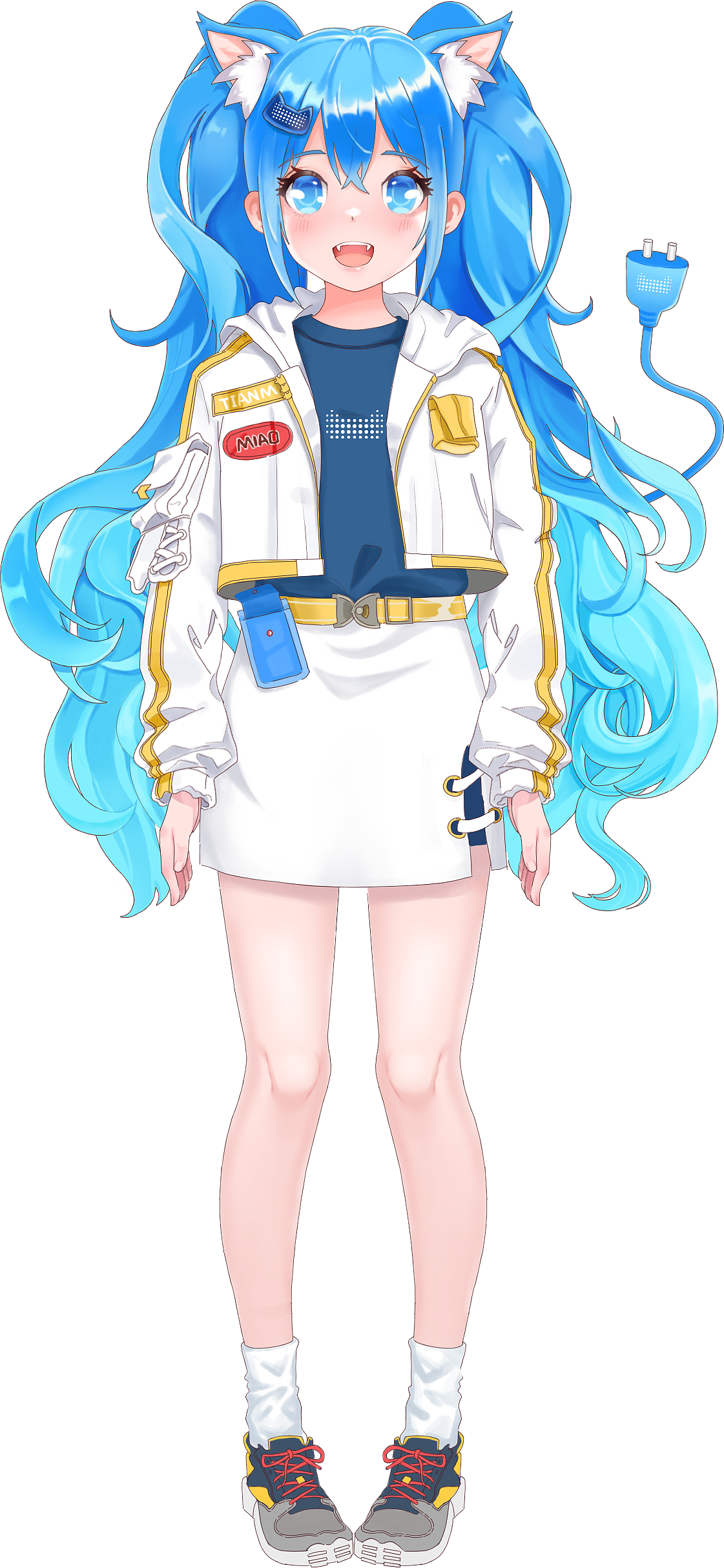 天猫精灵b站二次元形象|插画|概念设定|仓扁鱼宝宝 - 原创作品 - 站酷