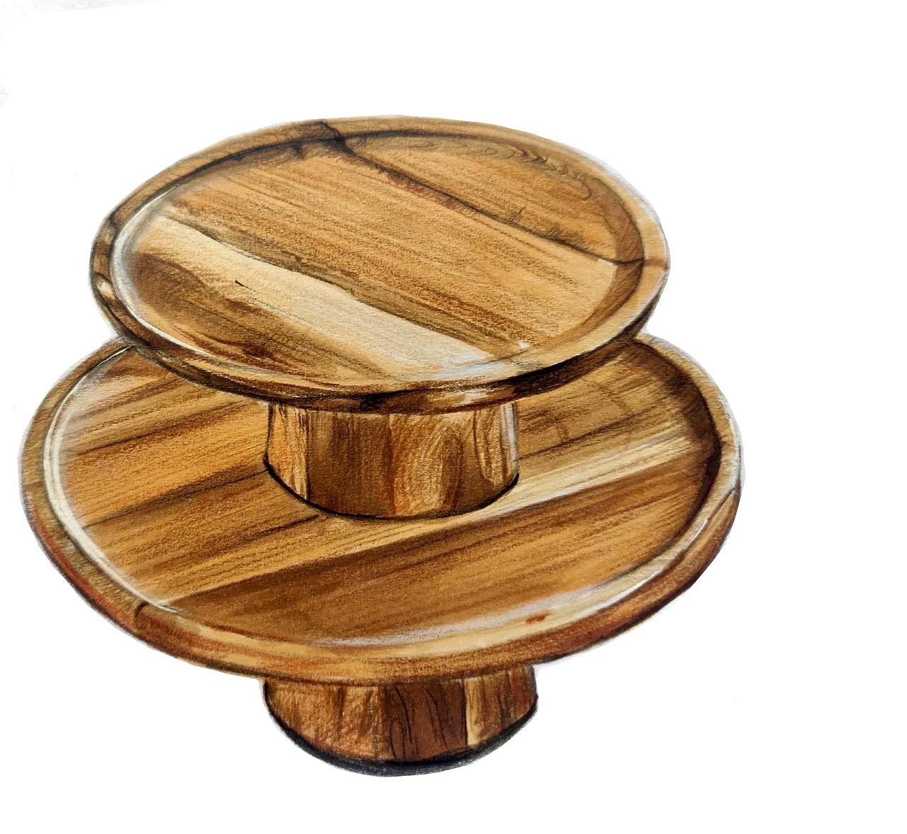 木头 大理石材质马克笔表达