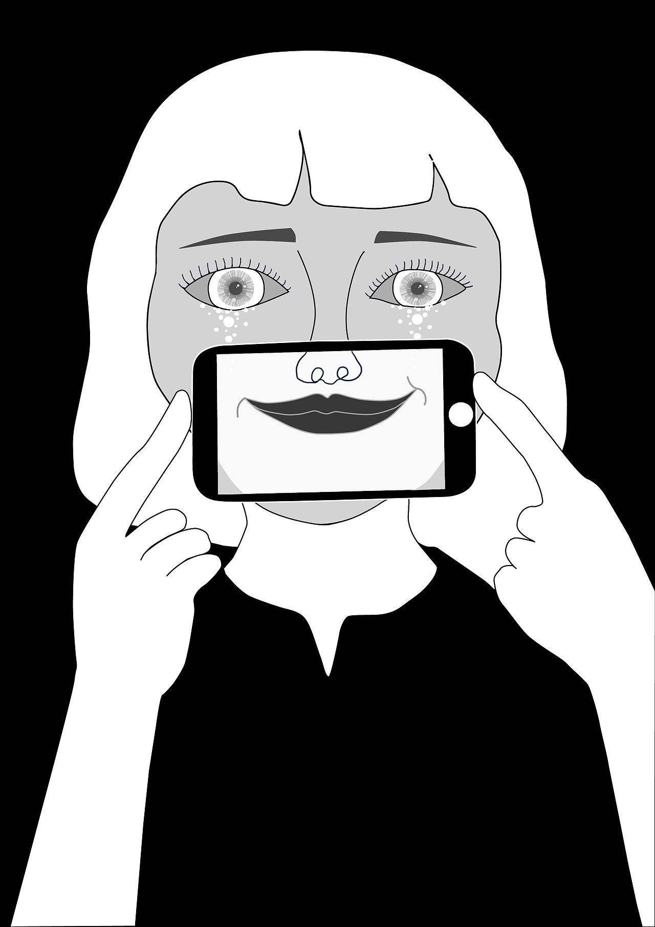 插画设计——你在焦虑什么?