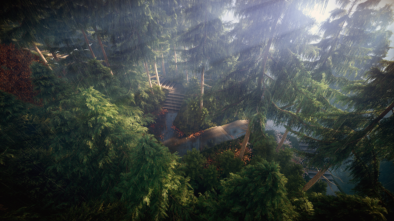 景观山体项目lumion渲染