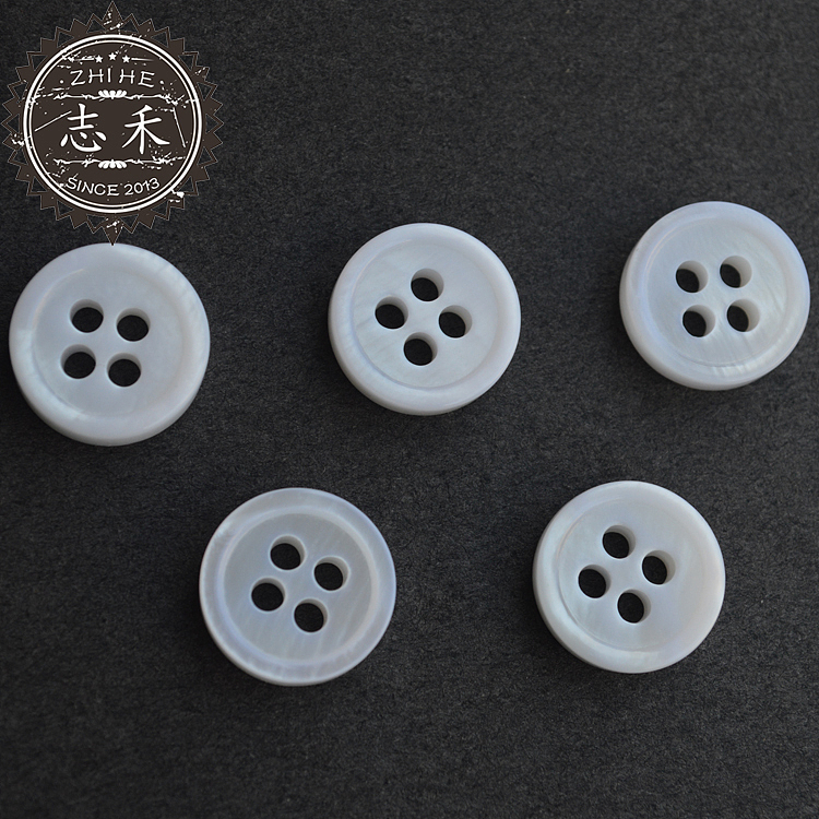 志禾 天然环保白色四眼加厚型细边高级衬衫贝壳纽扣（图ZMTE4NjU0OTU2） - 其他服装 - 站酷设计师我是清风原创素材 - 站酷ZCOOL
