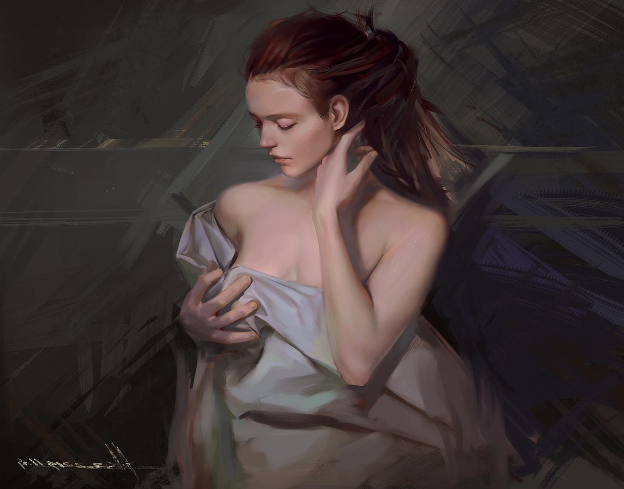仿油画练习（图ZMTg3MzA1NjI4） - 创作习作 - 站酷设计师亦齐原创素材 - 站酷ZCOOL