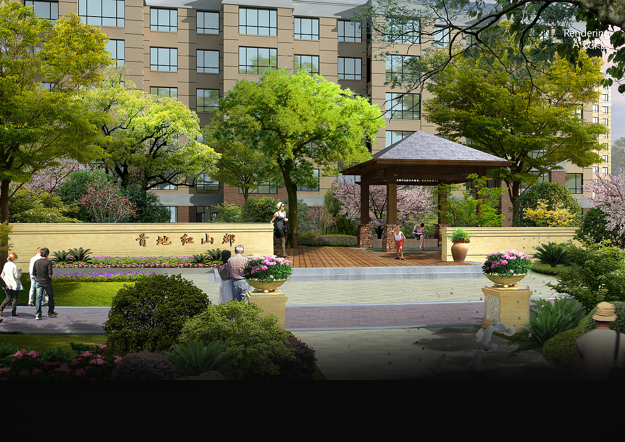 一套完整的居住区景观设计方案（图ZMjIxODA5NTU2） - 景观设计 - 站酷设计师LOK设计原创素材 - 站酷ZCOOL