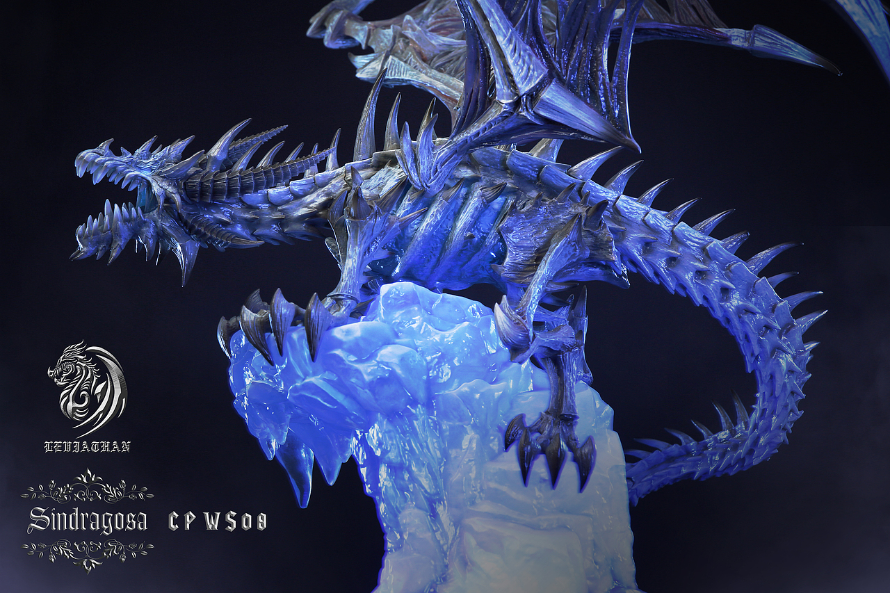 冰霜巨龙，翼展一米（图ZMTYzNjk1MDcy） - 玩具 - 站酷设计师核玩coreplay原创素材 - 站酷ZCOOL