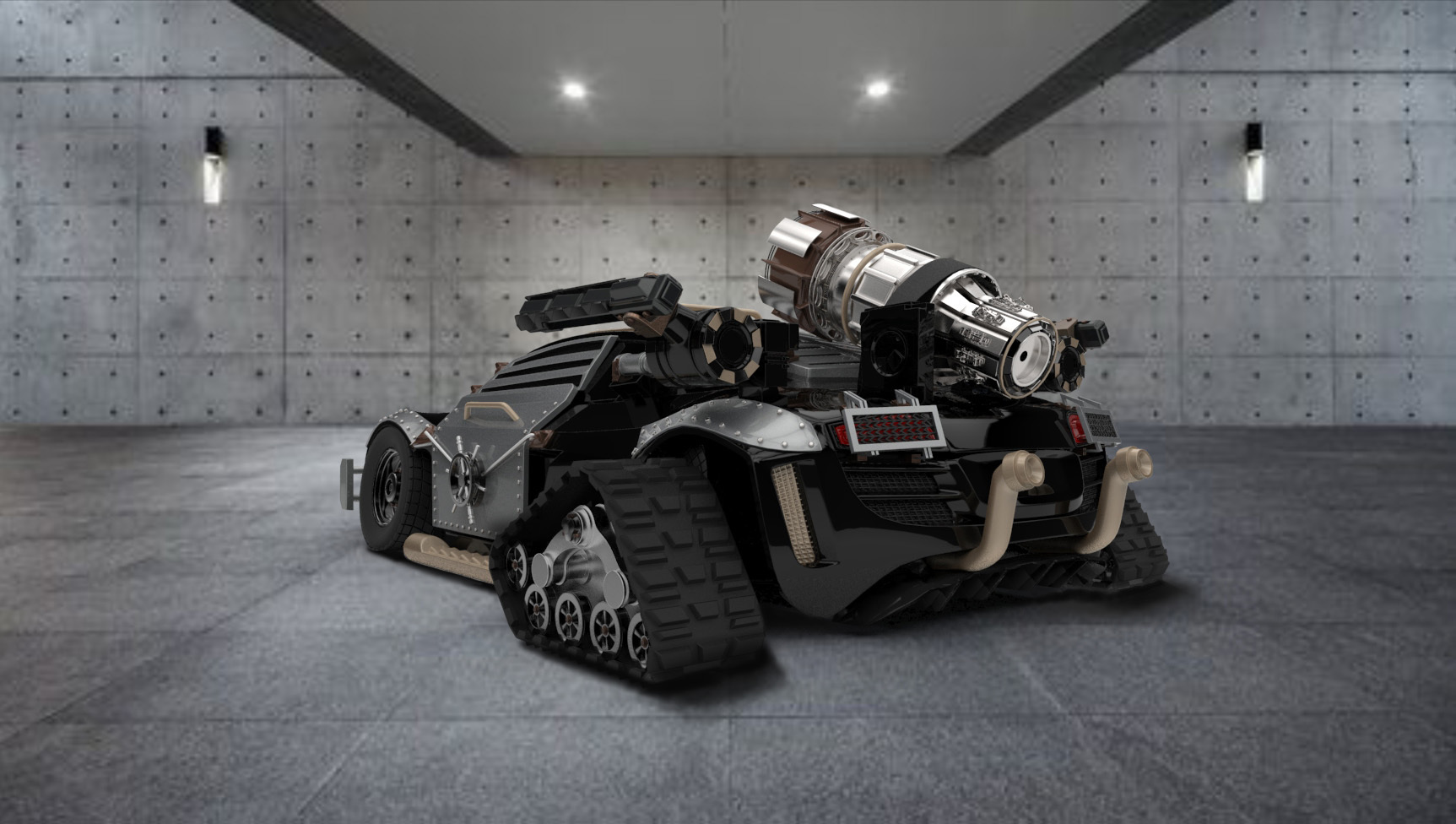 末日战车建模渲染