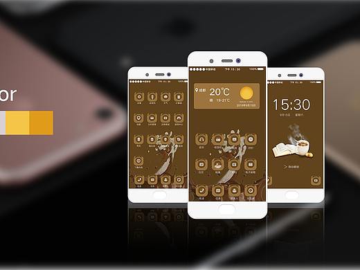 原创手机主题图标+临摹写实图标