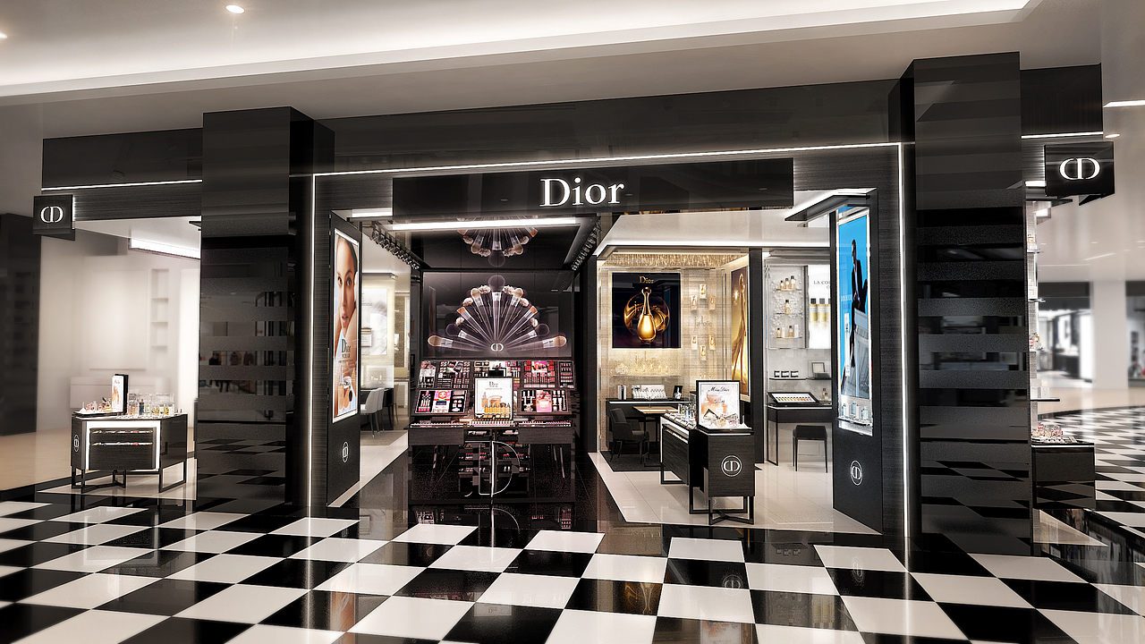 dior化妆品店设计