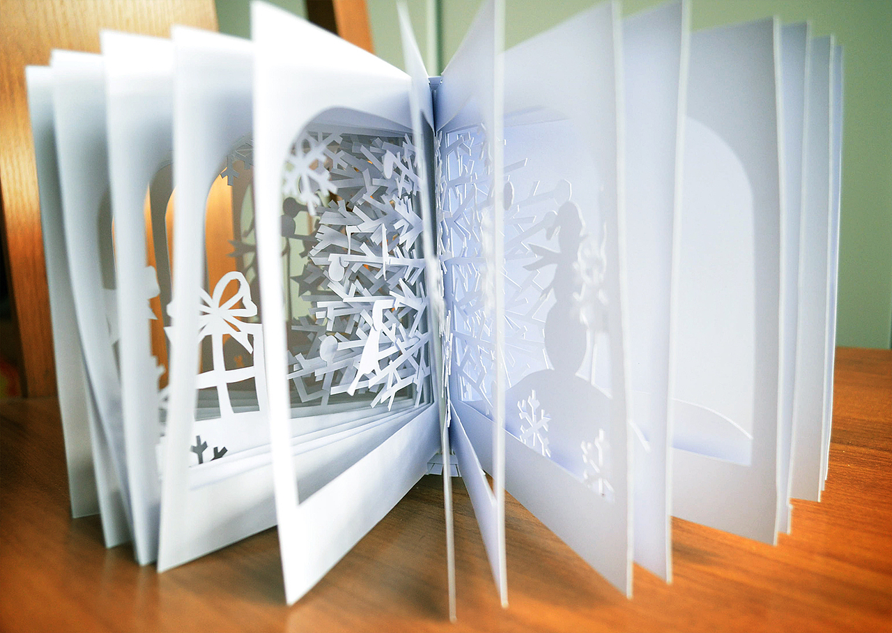 元旦 圣诞都快乐 送你一本360度的立体书（图ZMTM5NDk0NDIw） - 其他手工艺 - 站酷设计师一起顽皮原创素材 - 站酷ZCOOL