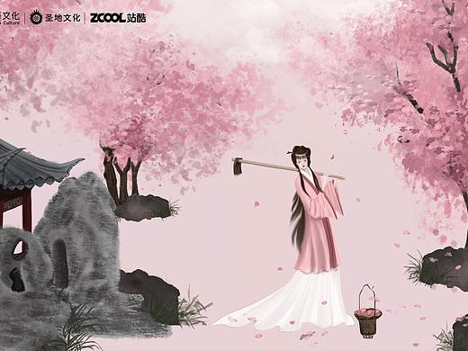 红楼梦-黛玉葬花