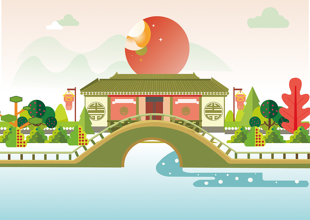 密溪古村（图ZMTcxNzM0Njgw） - 艺术插画 - 站酷设计师YNZHOU原创素材 - 站酷ZCOOL