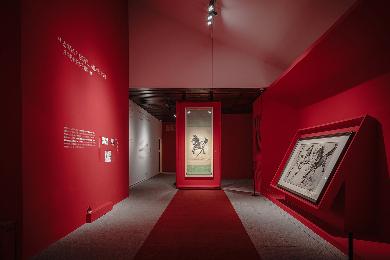 展陈设计丨大奇至美——徐悲鸿经典作品展（图ZMjgyNDQ3ODky） - 展陈设计 - 站酷设计师格局创界文化原创素材 - 站酷ZCOOL