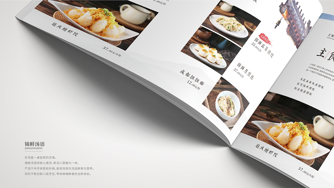 成都菜单设计 餐厅菜单设计 成都菜谱设计 菜品宣传册
