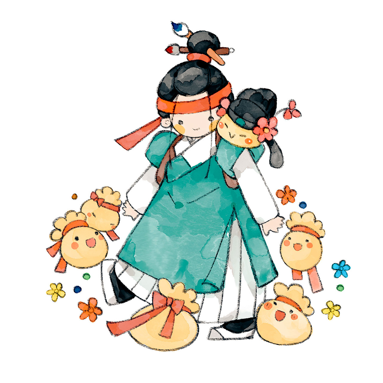 2020插画年终总结