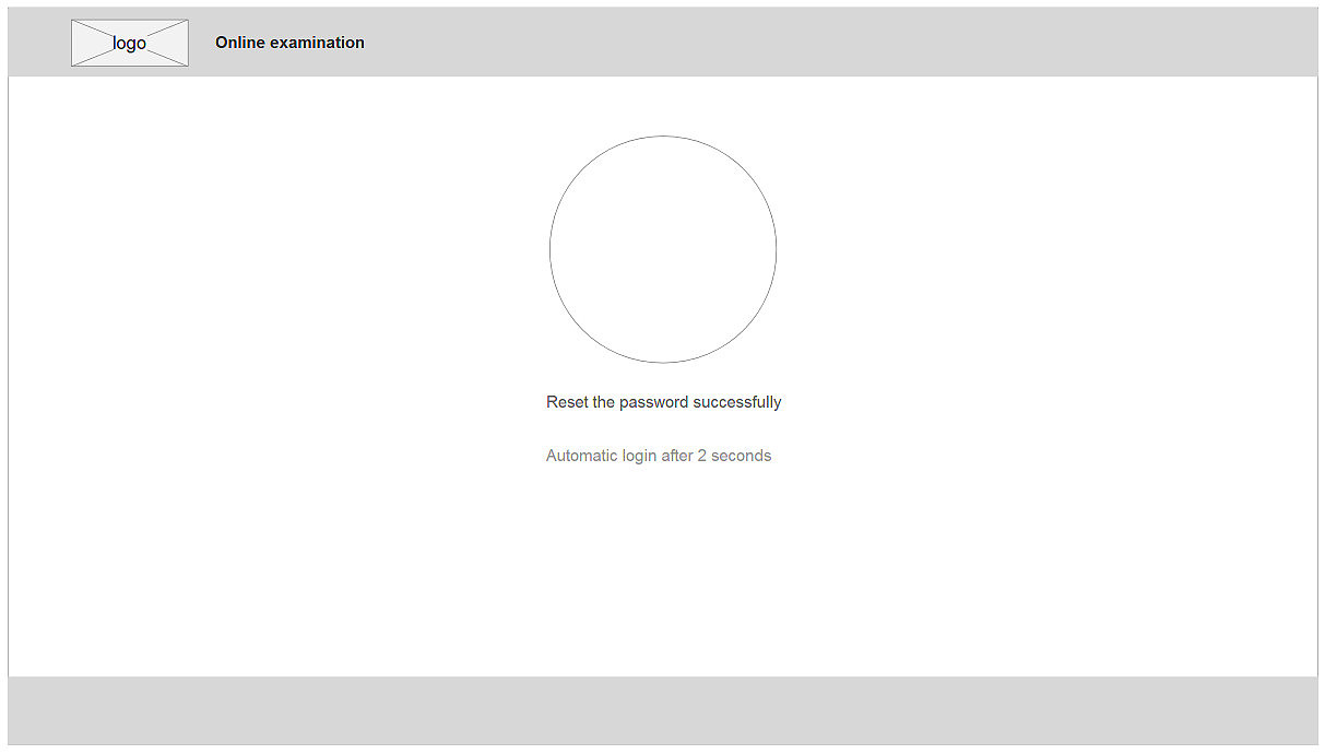 在线考试界面设计