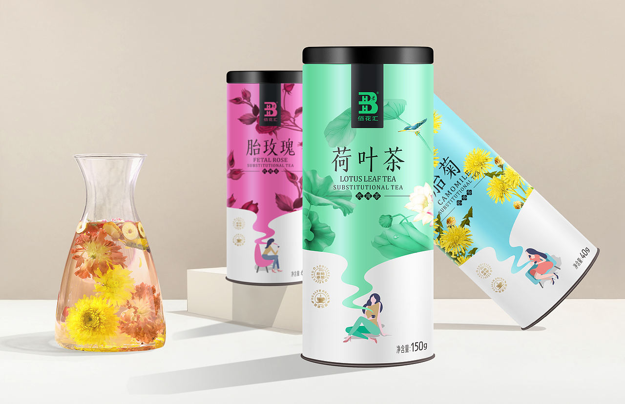 佰花汇 茶香四溢·炫彩上市(图ZMjE5MTU4MDQ4) - 包装 - 站酷设计师觉士品牌包装设计原创素材 - 站酷ZCOOL