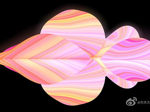 C4D带纹理的发光石头