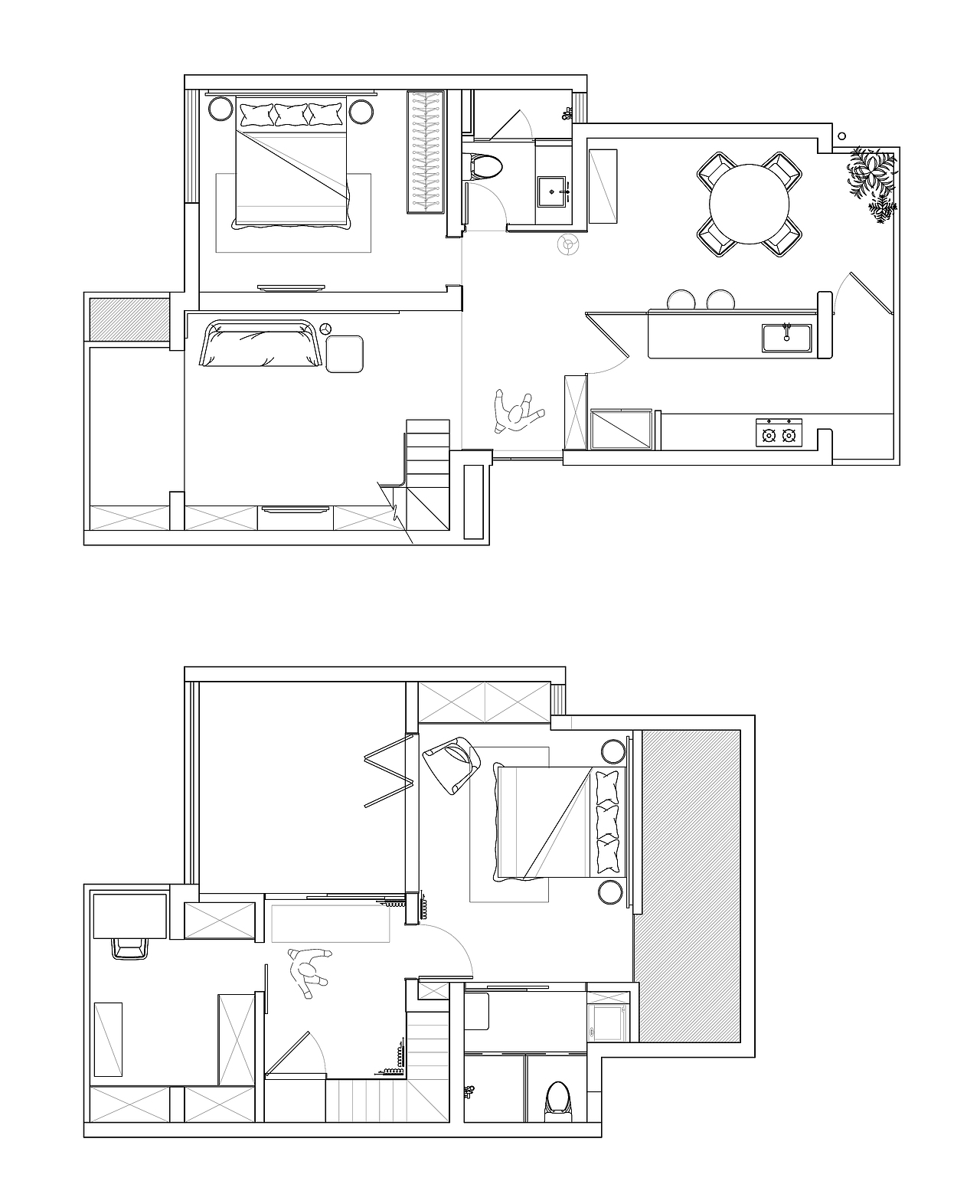 老房改造-随宅（效果图）（图ZMTU3ODAzMjE2） - 家装设计 - 站酷设计师倪鹏飞NEDO原创素材 - 站酷ZCOOL