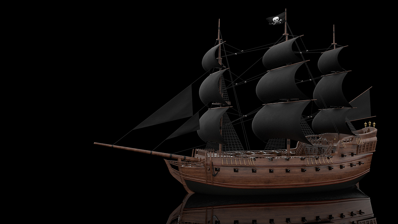 海盗船C4D建模