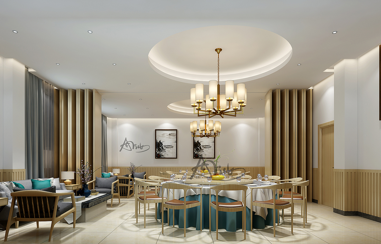 广州康大职业技术学院学生餐厅(餐厅/食堂设计方案)