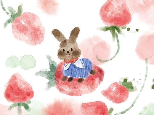 水彩小兔子（个人主页-ZNDk1NTgyODg=） - 创作习作 - 站酷设计师夏町ting原创素材 - 站酷ZCOOL