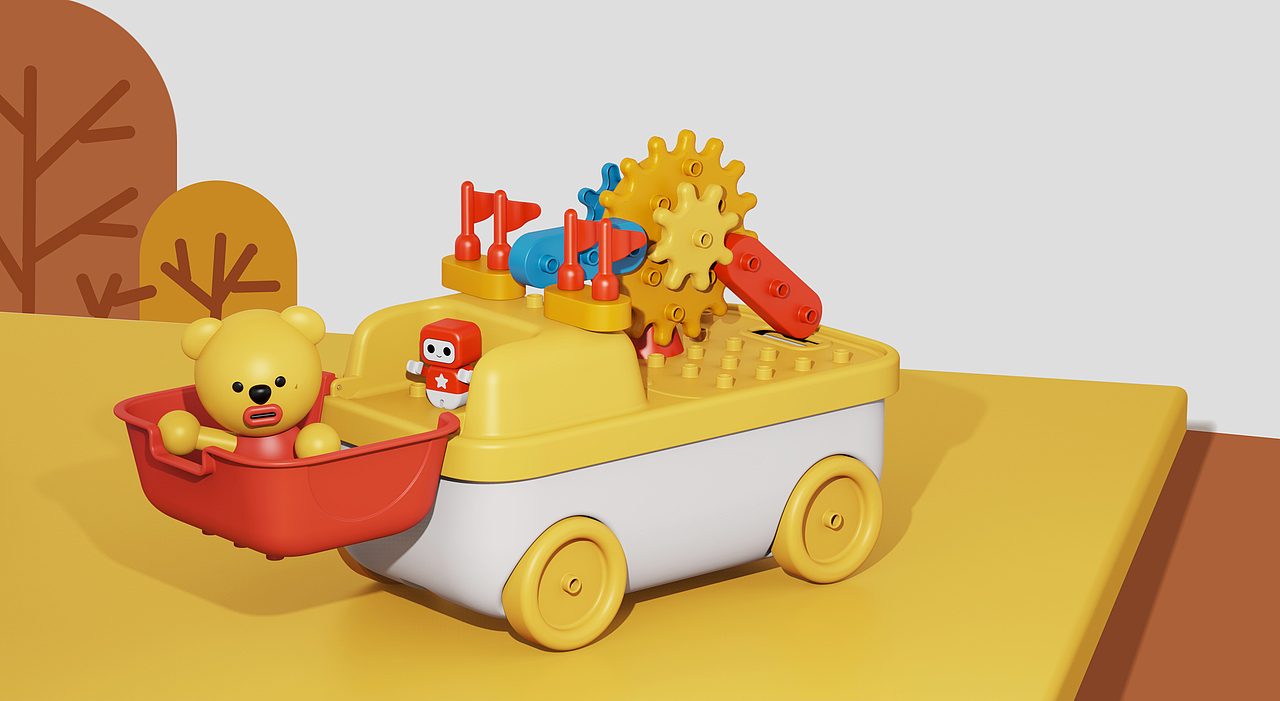 汉仑设计Hoowdesign×布鲁可积木箱设计