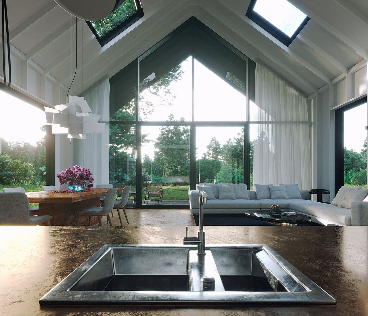 Lakeside house（图ZMTY5NTQwOTI0） - 建筑/空间 - 站酷设计师xSHD原创素材 - 站酷ZCOOL