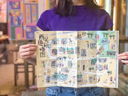 商业插画 东山文艺地图+西关趣玩地图