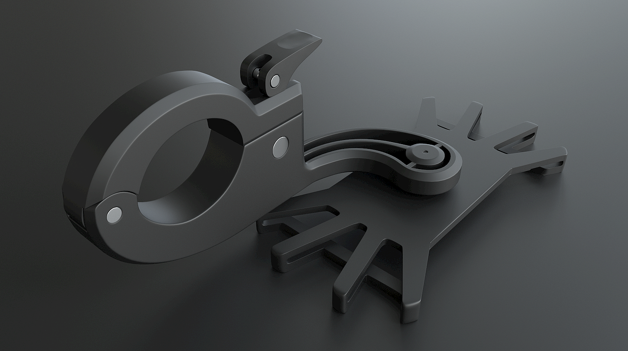 自行车支架建模练习