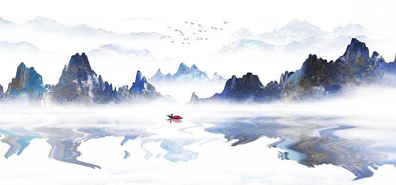 彩色山水（图ZMTU4MDg5NTk2） - 商业插画 - 站酷设计师心灵艺坊原创素材 - 站酷ZCOOL